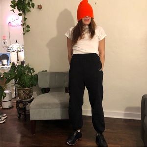 VETEMENTS Black Sweatpants Ready-to-Wear A/W 2017